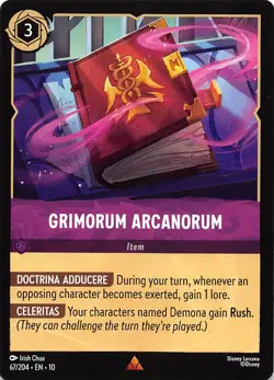 Grimorum Arcanorum 67/204 Whispers in the Well Disney Lorcana - Image 1