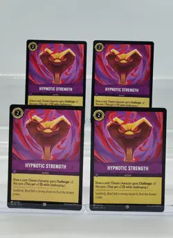 Disney Lorcana Hypnotic Strength 59/204 Shimmering Skies 4 Cards - Image 1