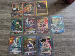 English Union Arena 9 SR + 1 R Lot - Nezuko, Gon Freecss, Kurapika, Hisoka - Image 1