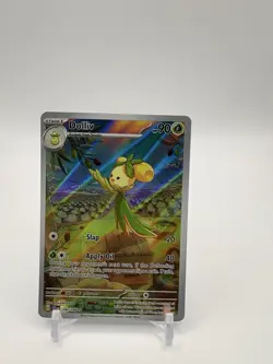 Dolliv Scarlet & Violet Base Pokemon Illustration Card 200/198 Rare NM - Image 1