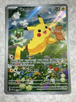 Pokemon Card Pikachu SVP 088 Scarlet & Violet Black Star Promo - Image 1