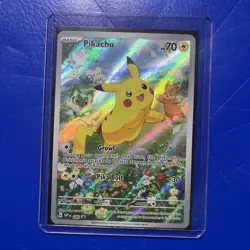 Pokemon Card Pikachu SVP 088 Scarlet & Violet Black Star Promo - Image 1