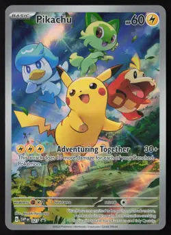 Pikachu - SVP027 - Black Star Promo - Scarlet & Violet - Pokemon Card - NM/M - Image 1