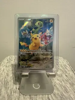 Pokemon Pikachu SVP027 - Black Star Promo card- Paldea Evolved- Scarlet & Violet - Image 1
