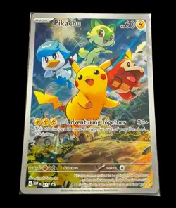 Pikachu - SVP027 - Black Star Promo - Scarlet & Violet - Pokemon Card - SEALED - Image 1