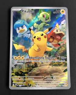 Pikachu - SVP027 - Black Star Promo - Scarlet & Violet - Pokemon Card - NM/M - Image 1