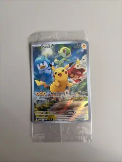 Pikachu SVP 027 Holo Black Star Promo Scarlet & Violet Pokemon Card NM - Image 1