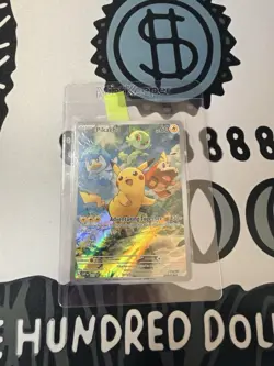 Pokemon Pikachu TCG SVP027 Scarlet Violet Black Star Promo Card Sealed - Image 1