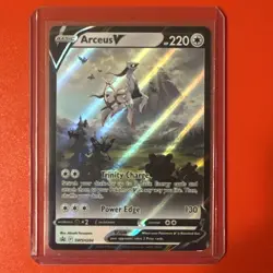 Arceus v SWSH204 Sword & Shield Promo Holo Card NM-Mint Condition - Image 1