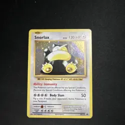 Snorlax XY179 Rare Holo Pokemon TCG Card XY 130 HP Immunity Body Slam - Image 1