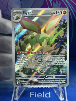 Flygon 101/094 Full Art Phantasmal Flames Pokemon Card TCG NM - Image 1