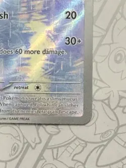 Pokemon TCG Poliwhirl Full Art 176/165 151 Raw English Pokemo Card - Image 3
