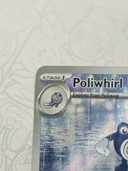 Pokemon TCG Poliwhirl Full Art 176/165 151 Raw English Pokemo Card - Image 5