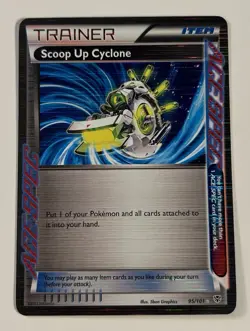 Scoop Up Cyclone ACE SPEC 95/101 Plasma Blast Pokemon Trainer Card LP HOLO - Image 2