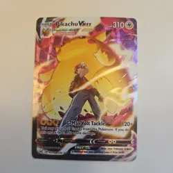 Pokemon Pikachu VMAX TG17/TG30 Gigantamax Holo English Card - Image 1