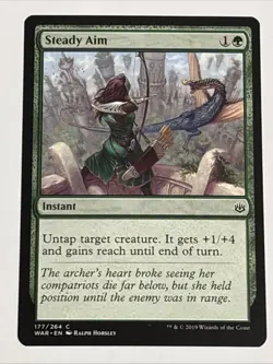 MTG War of the Spark Steady Aim 177/264 NM - Image 1