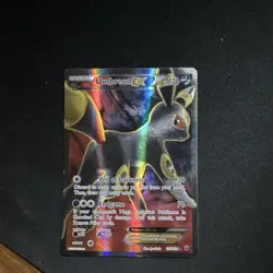 Umbreon EX Full Art Ultra Rare Holo 119/124 Fates Collide 170 HP Pokemon Card - Image 1