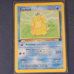 Pokemon Cards - Psyduck 65/82 - Team Rocket 1st Edition WOTC - NM - Image 1