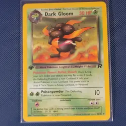 Pokemon Cards - Dark Gloom 36/82 - Team Rocket 1st Edition WOTC - NM - Image 1