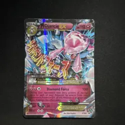 M Diancie EX Promo Holo Mega XY44 XY Pokemon Card 190 HP English - Image 1