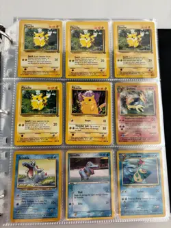 Pokemon Card Binder - Fossil, Jungle, and more! Early cards 1st, 2nd, 3rd Gen - Image 1