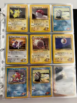 Pokemon Card Binder - Fossil, Jungle, and more! Early cards 1st, 2nd, 3rd Gen - Image 5