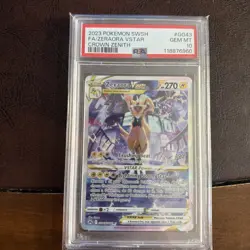 2023 Pokemon SWSH Crown Zenith #GG43 FA Zeraora VSTAR PSA 10 GEM MINT - Image 1