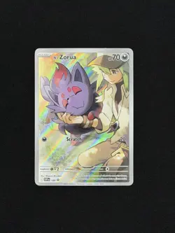 Pokemon TCG N's Zorua 189 Scarlet & Violet Promo Holo Card Near Mint Condition - Image 1