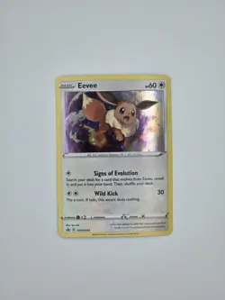 Eevee SWSH042 Holo Promo Card Sword & Shield Pokemon - Image 1