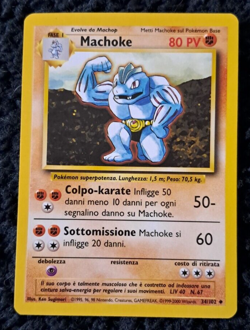 Pokemon card Machoke 34/102 italian base NM (ITA) - Image 1