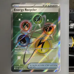 Pokemon Energy Recycler 108/088 Full Art Foil POR Set Trainer Ultra Rare - Image 1