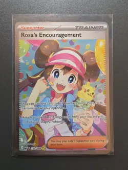 Pokemon Rosa's Encouragement 123/088 Full Art Perfect Order - Image 1