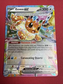 Pokemon - Eevee ex - 075/131 - SV: Prismatic Evolutions - Holo - Double Rare NM - Image 1