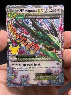 Pokemon M Rayquaza EX 76/108 Celebrations: Classic Collection Holo English NM - Image 3