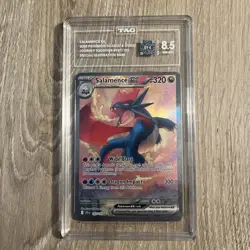 Pokemon Salamence EX Journey Together Special Illustration Rare 187/159 TAG 8.5 - Image 1