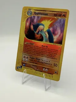 Pokemon Typhlosion 065/165 Expedition Base Set Reverse Holo Rare LP - Image 1