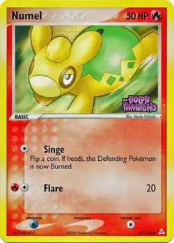 Numel - 72/110 - Common - Reverse Holo DMG, English Pokemon EX Holon Phantoms - Image 1
