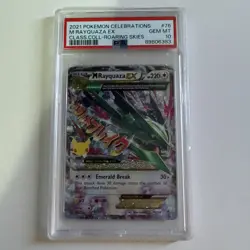 Pokemon 2021 M Rayquaza EX 76/108 Celebrations Classic Collection GEM MT PSA 10 - Image 1