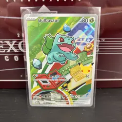 Bulbasaur MEP 037 First Partner Illustration Rare Black Star Promo Pokemon - Image 1