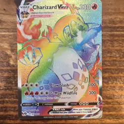 Pokemon Charizard VMAX Secret Rare Full Art Holo 74/73 Champions Path 2020 - Image 1