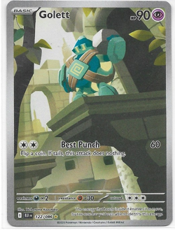 Pokemon Golett 122/86 Black Bolt - Image 1