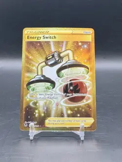 2022 Pokemon Sword & Shield Silver Tempest Energy Switch #212/195 Near Mint - Image 1
