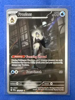Pokemon TCG Froslass 174/167 Twilight Masquerade Holo Illustration Rare NM - Image 1