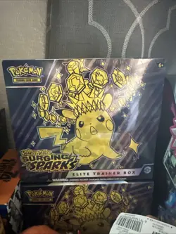 Pokemon TCG Surging Sparks Elite Trainer Box ETB Factory Seal - Image 1