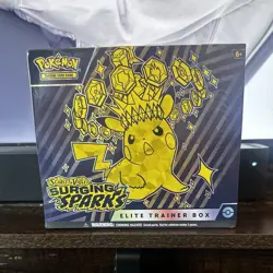 Pokemon Scarlet & Violet Surging Sparks Elite Trainer Box English Pikachu TCG - Image 1