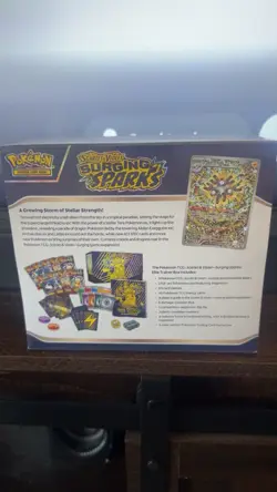Pokemon Scarlet & Violet Surging Sparks Elite Trainer Box English Pikachu TCG - Image 3