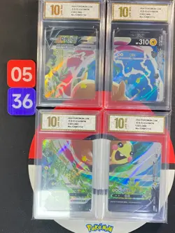 Pokemon TCG S-Chinese Morpeko V-UNION CSEC 005-008 4PCS Grade10 - Image 1