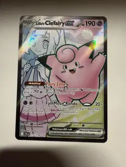Lillie’s Clefairy EX 173/159 Full Art Journey Together Pokemon - Image 1