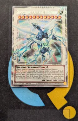 RA05-EN143 Shooting Quasar Dragon Extended Art Starlight Rare YuGiOh - Image 1