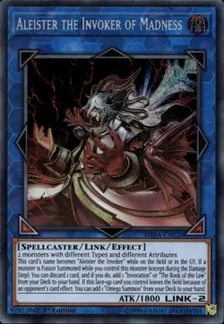 Aleister the Invoker of Madness 1st Ed Secret Rare SHVA-EN020 Yu-Gi-Oh! - Image 1